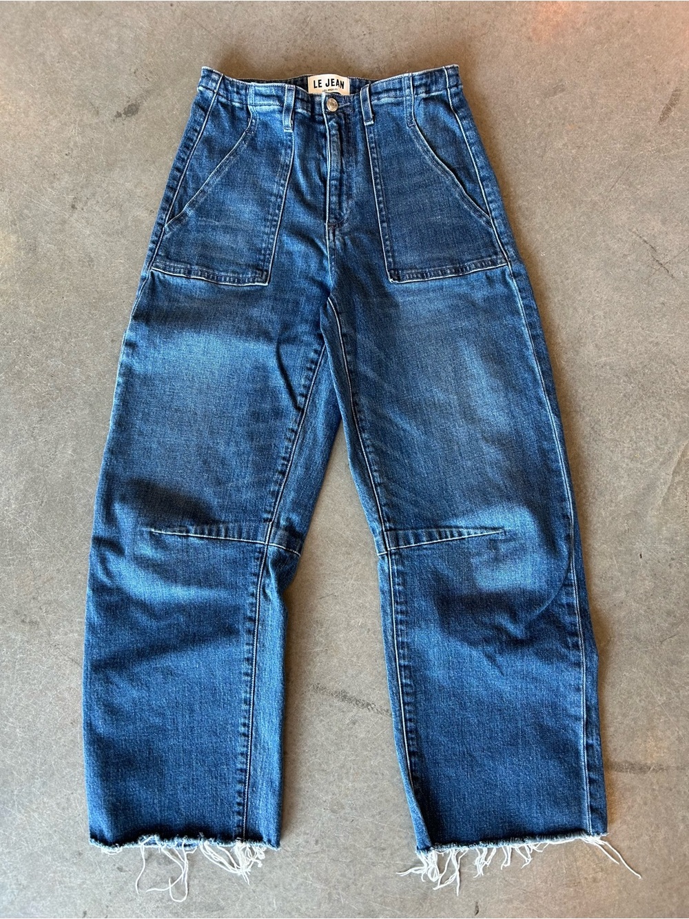 Le Jean Soft Utility Barrel in London Calling sz 24 - Picture 2 of 8